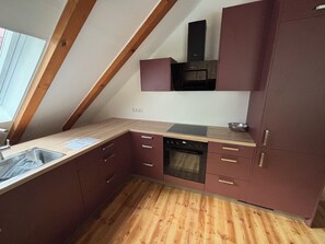 Un four, surface de cuisson, lave-vaisselle