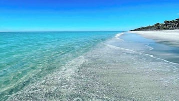 Sun loungers, beach towels