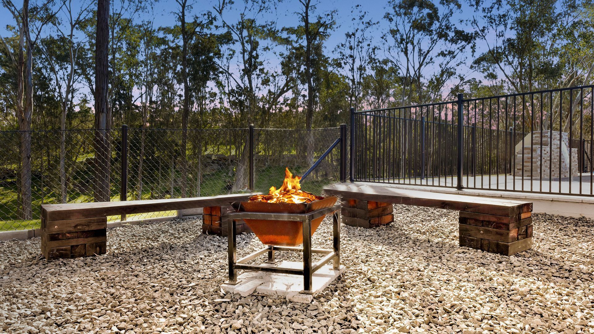 Enceinte de l’hébergement