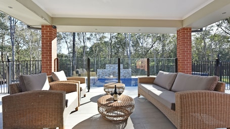 Terrace/patio. Wongaburra Luxury Homestead