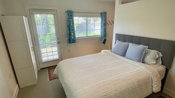 1 habitación, tabla de planchar con plancha, internet y ropa de cama