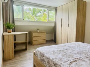 2 bedrooms, iron/ironing board, travel crib, WiFi