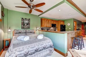 Iron/ironing board, free WiFi, bed sheets, wheelchair access - Cozy Studio Condo with Mountain Views (Avon)
