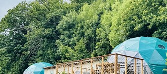 Bambou Dome - Cosy dome with panoramic mountain views, surrounded by beautiful nature