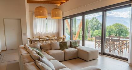 Villa with private heated pool, Lake Como Colico, 4 bedrooms, 4 bathrooms