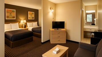 Suite, 1 Bedroom, Non Smoking | Iron/ironing board, free WiFi, bed sheets