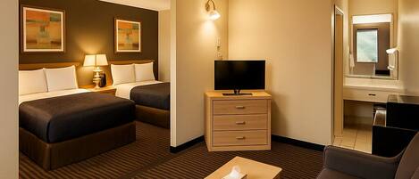 Suite, 1 kamar tidur, Bebas Asap Rokok | Setrika/meja setrika, Wi-Fi gratis, dan seprai linen