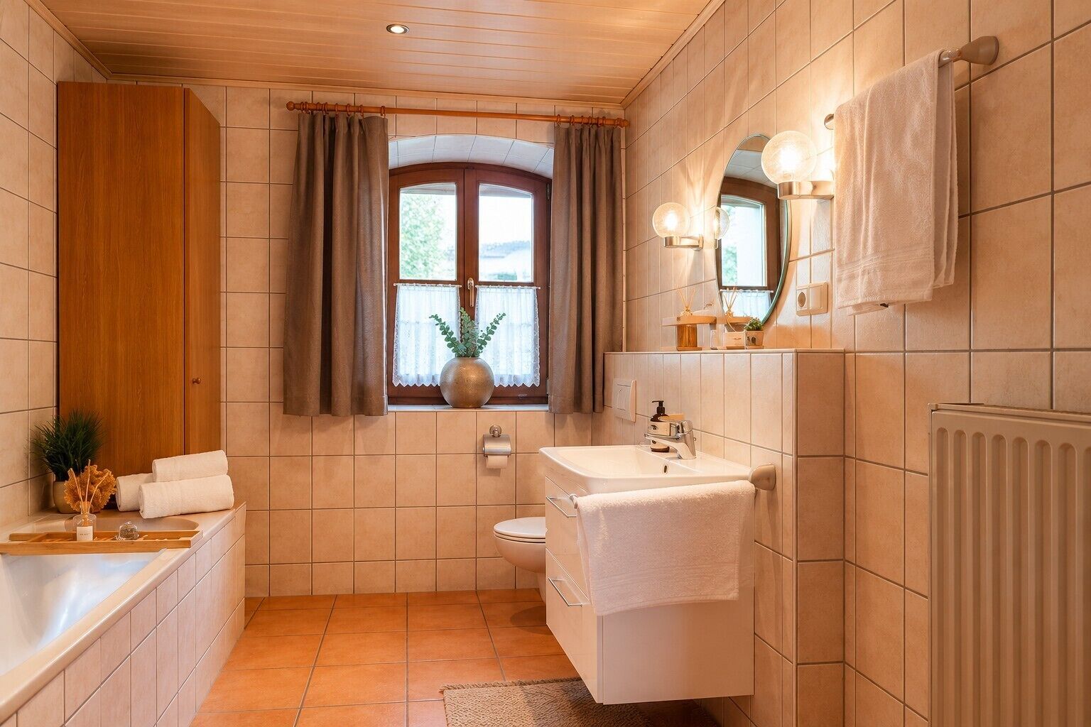 Dusche, Handtücher