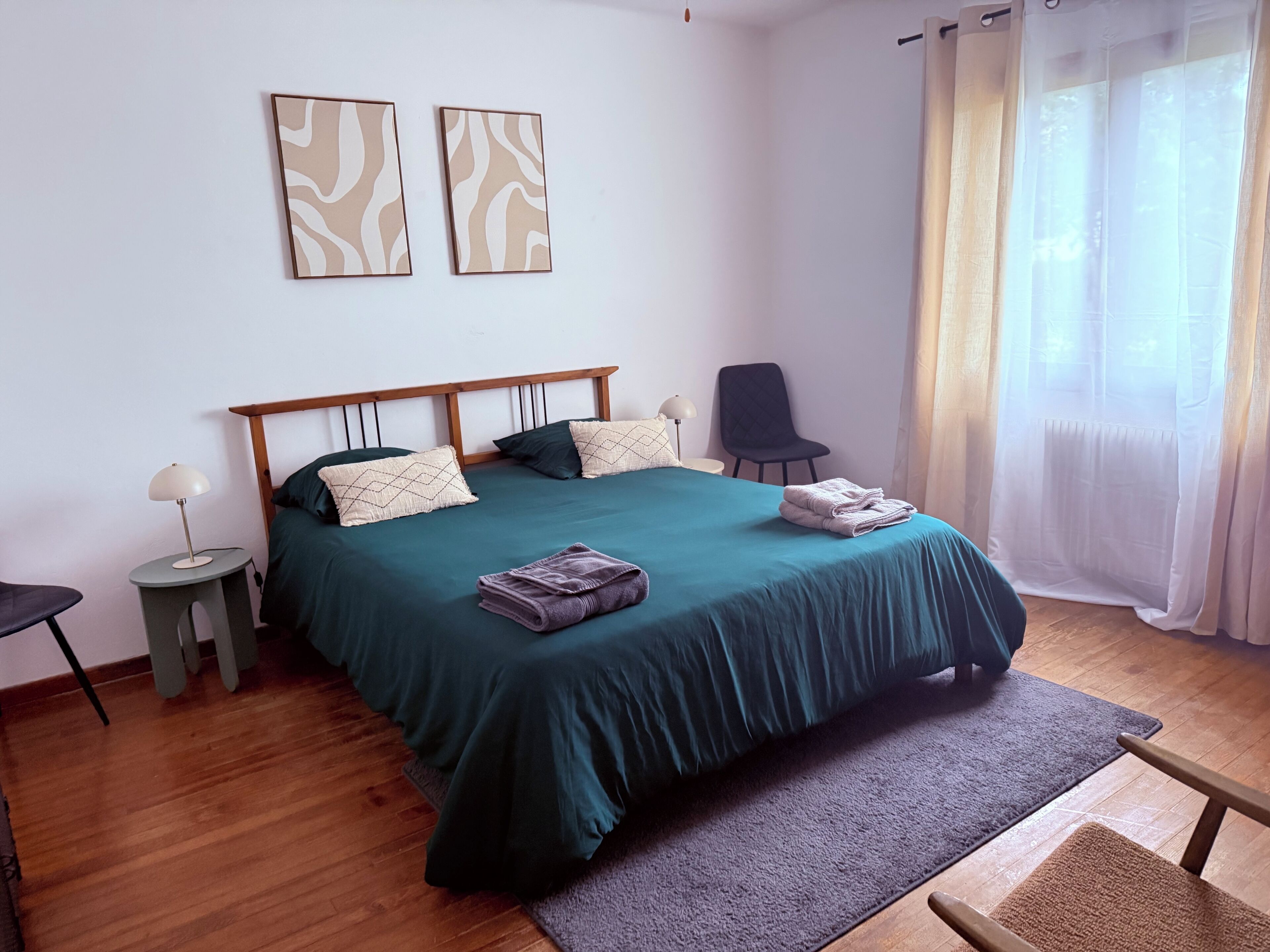 2 habitaciones, wifi gratis y ropa de cama 