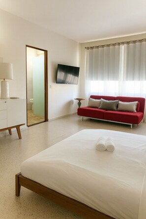 1 bedroom, internet, bed sheets