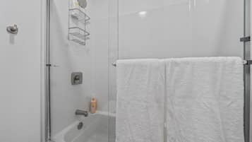 Hair dryer, towels