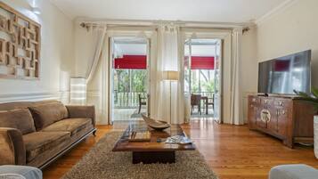 TV, fireplace, offices