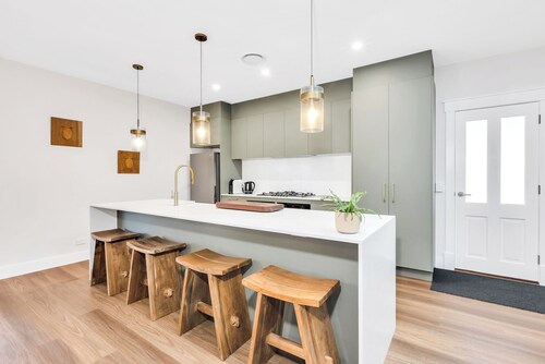 Newly renovated 4 bed, 3 bath retreat with lux stone fireplace & cook’s kitchen