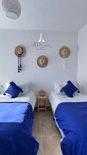 "MYRINA" T4 Duplex Cosy chic + balcony terrace •Tipaza- Near Algiers