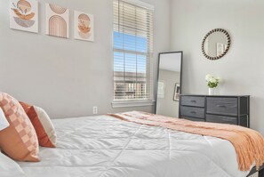 Desk, iron/ironing board, free WiFi, bed sheets