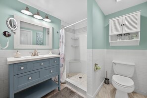 Shower, towels