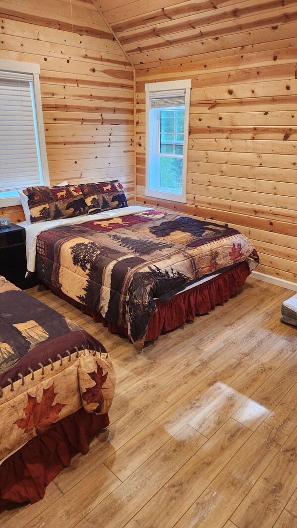 1 bedroom, iron/ironing board, bed sheets