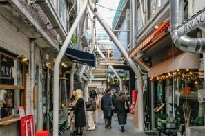 Blick von der Unterkunft