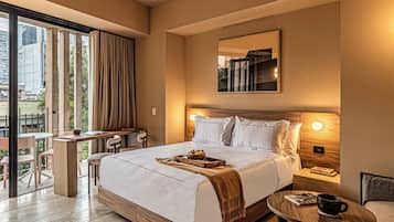 Comfort Studio, Balcony | Premium bedding, down duvets, in-room safe, soundproofing