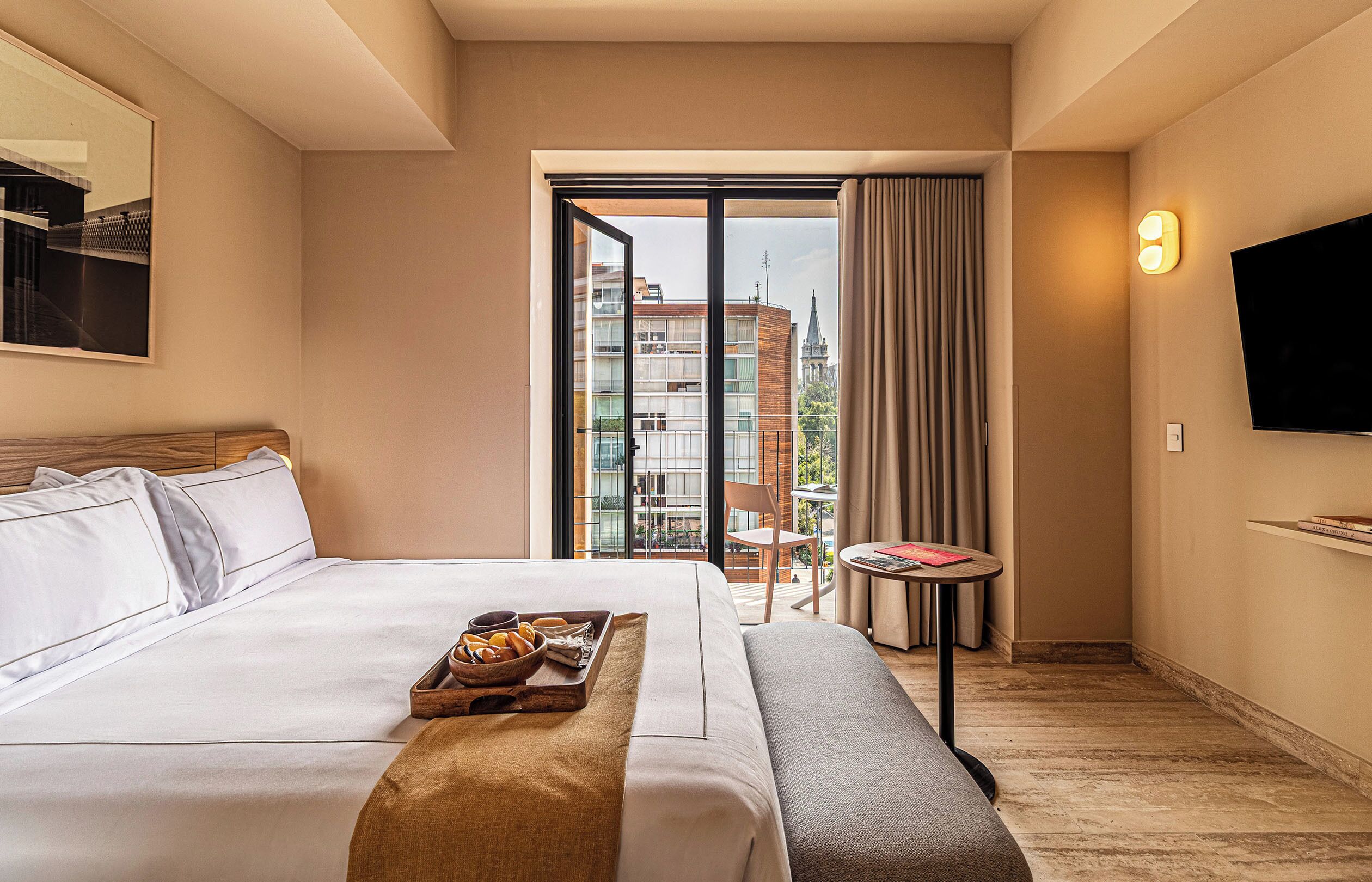 Studio Premium, balcon