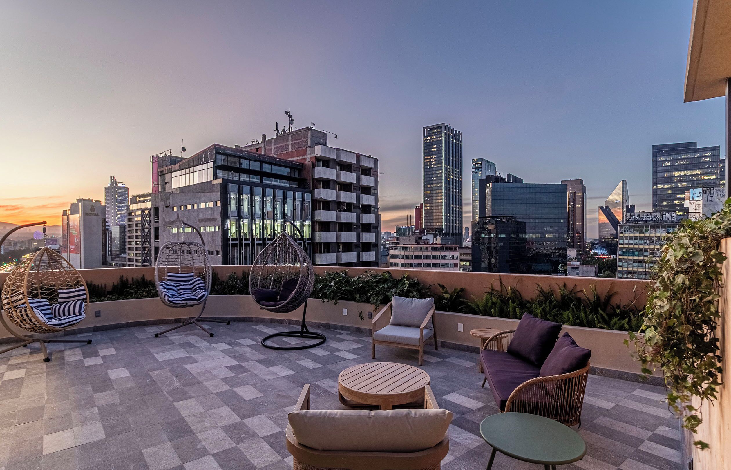 Terraza en la azotea