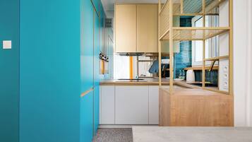 Refrigerador, horno, parrilla de estufa y lavavajillas