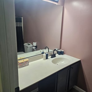 Towels, soap, toilet paper