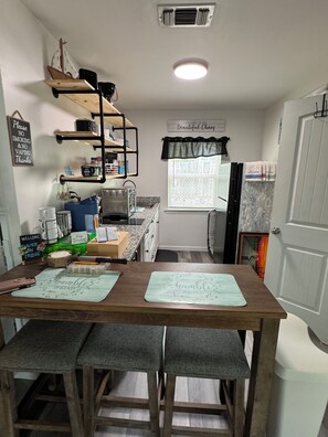 Microwave, oven, stovetop