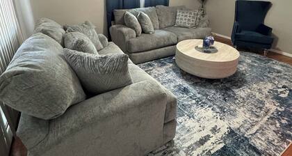 Beautifully decorated space with private outdoor balcony.