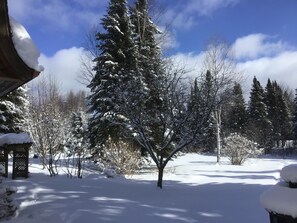 Property grounds - Your own private park in a paradise 4 en suite bedroom house in Mont-Tremblant. (Mont-Tremblant)