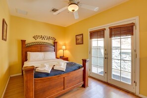 4 bedrooms, iron/ironing board, free WiFi, bed sheets