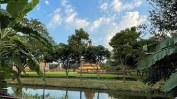 Blick von der Unterkunft