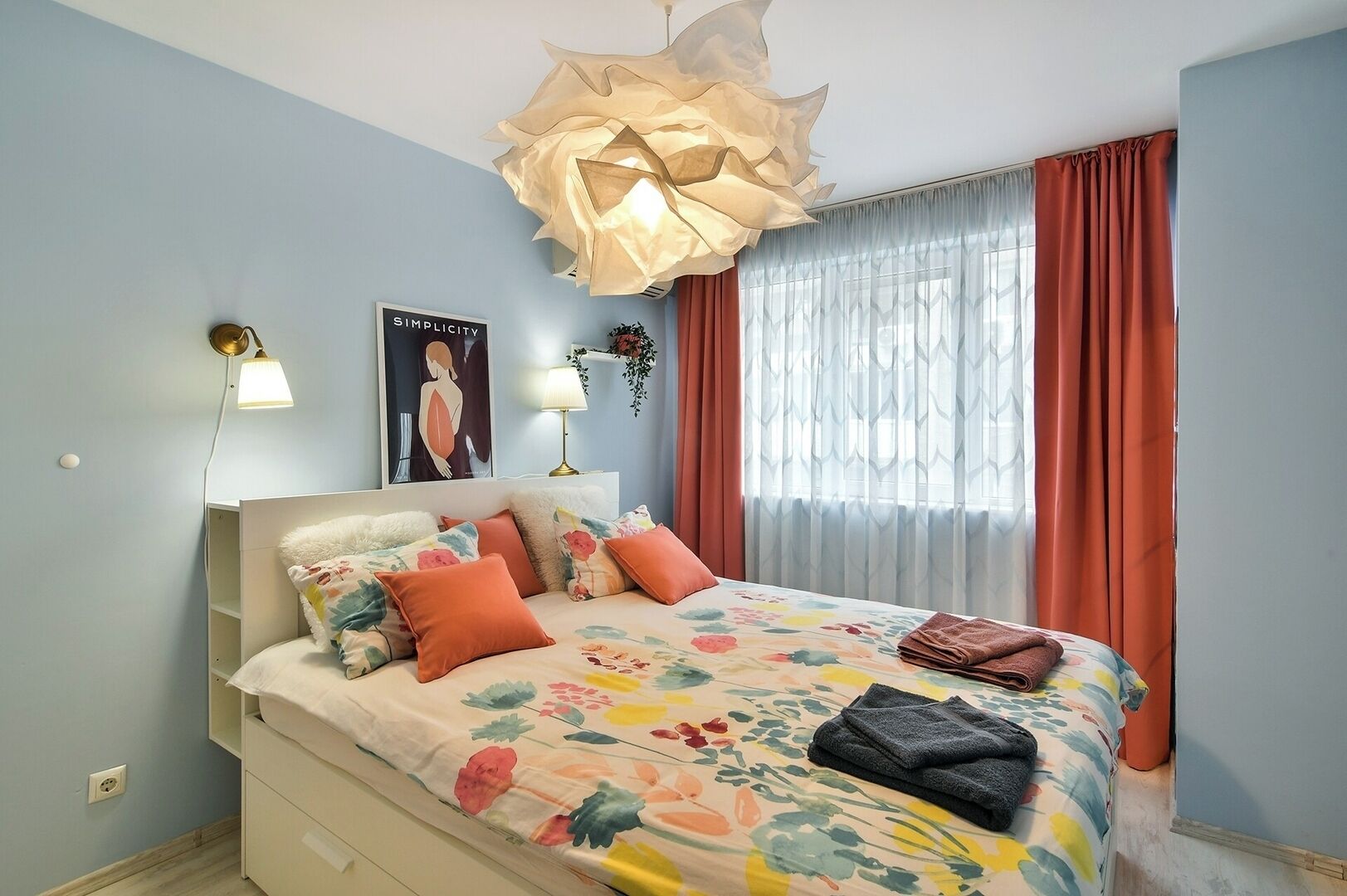 2 dormitorios, tabla de planchar con plancha, wifi y ropa de cama