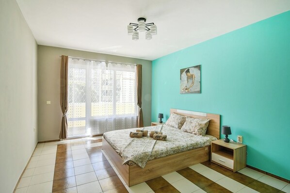 2 dormitorios, tabla de planchar con plancha, wifi y ropa de cama