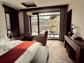 Standard Double Room, Balcony, Hill View