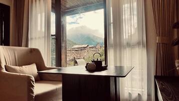 Junior Double Room, Balcony, Hill View | View from room