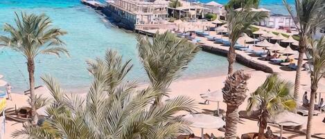 Private beach nearby