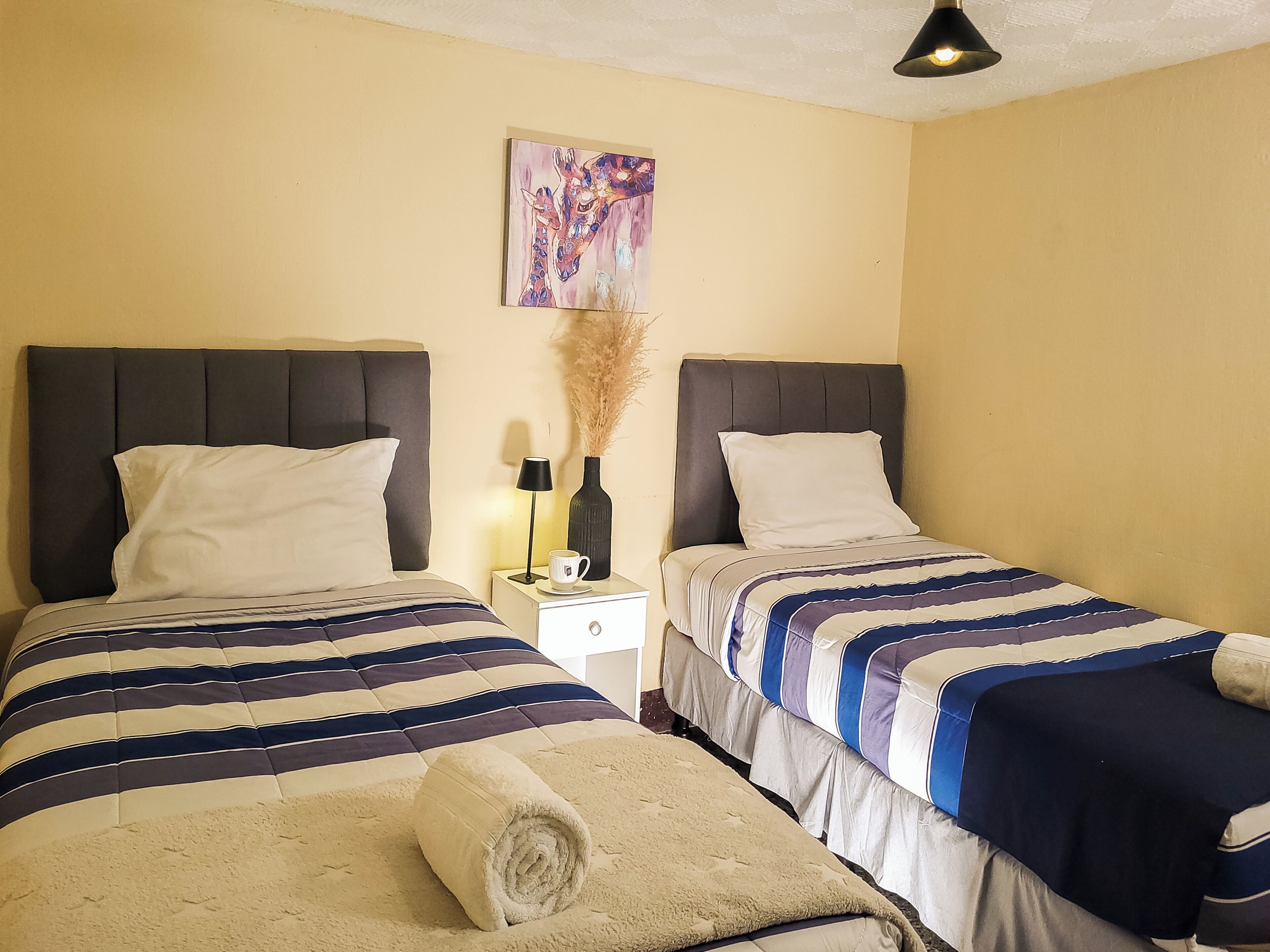 Free WiFi, bed sheets