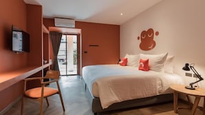 Blackout drapes, soundproofing, iron/ironing board (on request), WiFi - BLU Monkey Hub & Hotel Bangsaen (Chonburi)