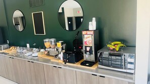 Free daily full breakfast