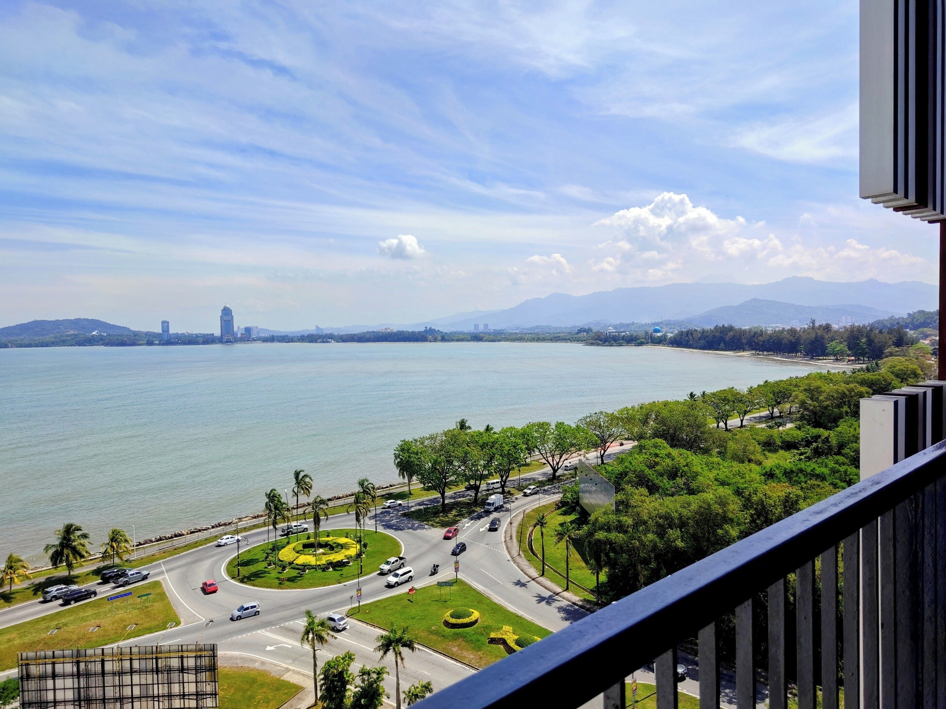 Familie appartement, balkon, uitzicht op zee | Uitzicht vanaf balkon