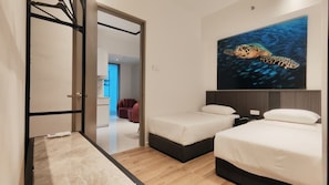 Deluxe Apartment, 2 Bedrooms, No Windows, Sea View | Free WiFi, bed sheets - Bay Win La.mer Butik (Kota Kinabalu)