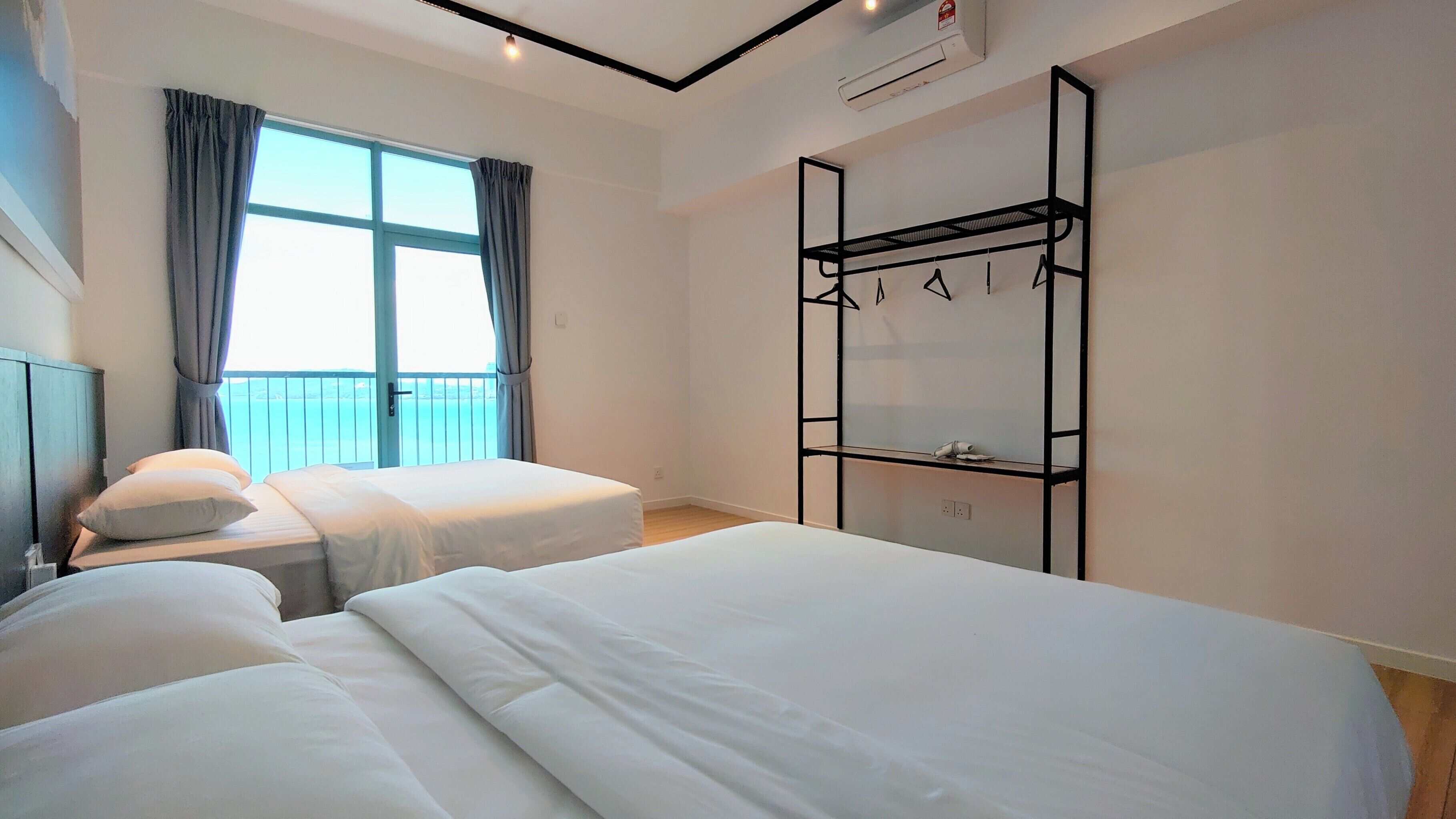 Apartamento Deluxe, 2 habitaciones, sin ventanas, vistas al mar | Wifi gratis y ropa de cama