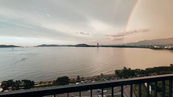 Familienapartment, Balkon, Meerblick | Blick vom Balkon