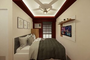 Room - Near Manila Airport. Lovely "HOTEL STYLE" Studio Condo, With Kitchenette + Swimming Pool, 7A (Paranaque)