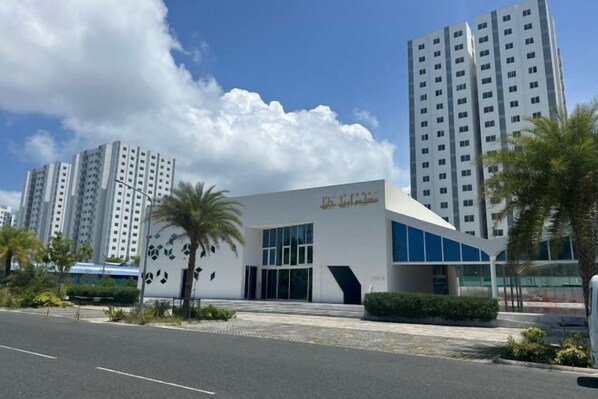 Blick von der Unterkunft