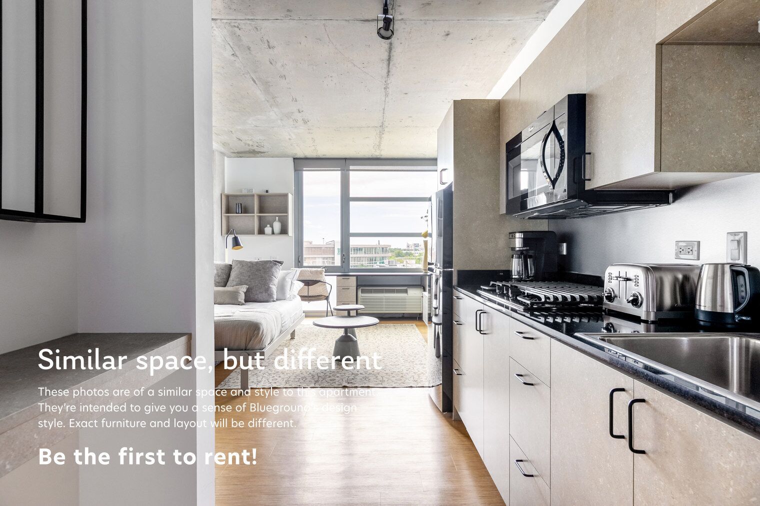 ثلاجة، ميكروويف، موقد طهي مسطح، ماكينة لصنع القهوة/الشاي