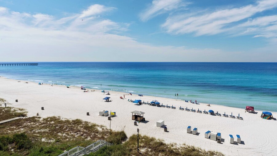 Sterling Breeze #604 Beachfront Condo w/ Balcony, Pool, Hot Tub & Pier Park