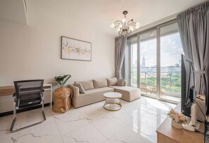 Living area - The Metropole Riverside Apartment (Ho Chi Minh City)