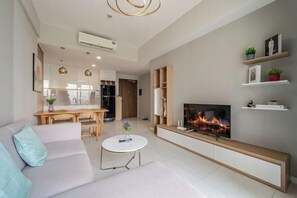 Living area - Stylish 2BR High-Rise Masteri An Phu City View (Ho Chi Minh City)